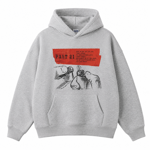 P-21 LTW Winter sky grey  hoodie